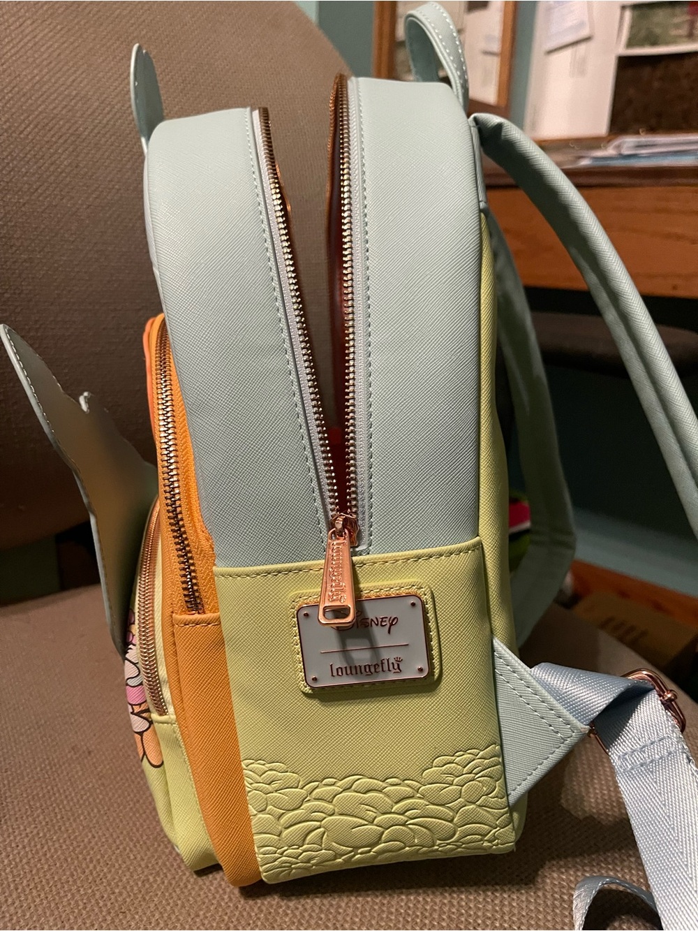 Disney Pastel Multi Bambi, Thumper & Flower Appliqué Backpack - Picture 2 of 4